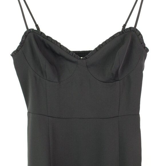 Wilfred Fable Sweetheart Bustier‎ Mini Dress Black Size 10 - Picture 2 of 7